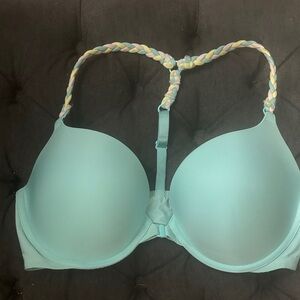 Victoria's Secret Turquoise Braided Strap Bra